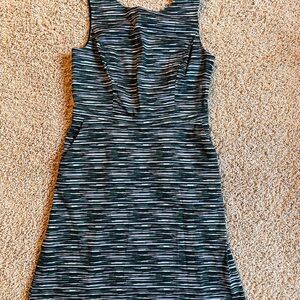 The Limited Black and Gray Sheath Mini Dress